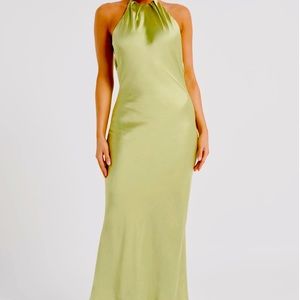 size small meshki green dress